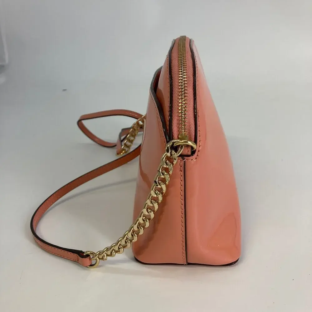 MICHAEL KORS NWT PATTON LEATHER PEACH WOMENS CROSSBODY BAG
